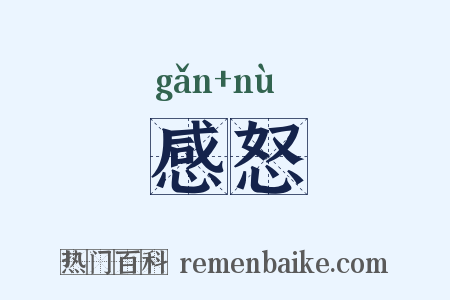 感怒是什么意思的图片